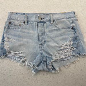 American Eagle - Vintage High Rise Festival - Denim Shorts - Size 4